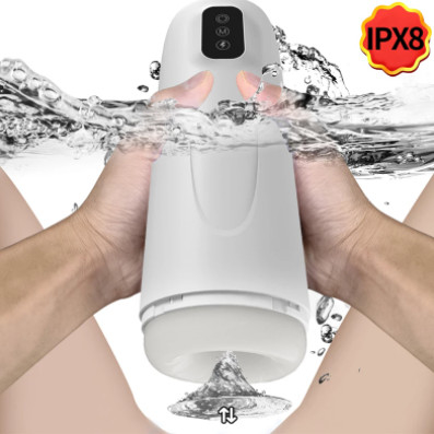 IPX8 Waterproof Male Masturbator Cup Pussy Telescopic Sucking Automatic Blowjob