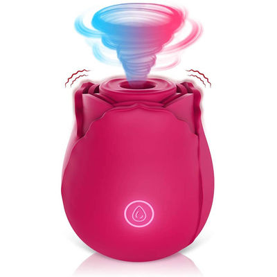 Sucking Licking G Spot Simulator Sex Pink Rose Vibrator