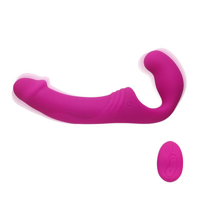 Wireless Remote Control 22*3.7cm Dual Ended Dildo LGBT Sex Toys