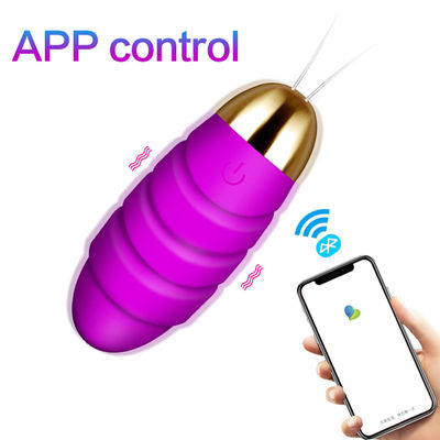 IPX7 Waterproof 200g Bluetooth Egg Vibrator / App Remote Control Sex Egg