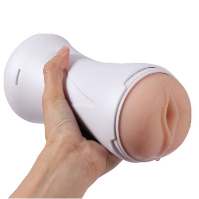 10 Vibrating Pattern 3D Realistic Male Masturbatory Toys Masturbation Cup