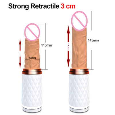 7 Frequencies Heating Telescopic Wireless Remote Control Adult Toys Vibrating Dildo