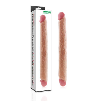 17&quot; Honey Sex Toys Realistic Double Ended Massager 43cm Soft PVC Penis