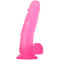 TPE Big 220mm Length Realistic Sex Toy Suction Cup Crystal Dick For Women