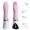Liquid Silicone Pink Adult Sex Vibrators Tongue Simulator Toy Dual Motor Design