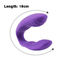 10 Frequency U Shaped Couples Vibrator , 18.5cm C Type G Spot Massager