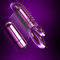 Purple Double Ring Cock Vibrator Strapon Bullet Vibrator Waterproof