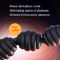 Black Bionic Design Large Silicone Anal Beads Prostate Massager Toy  170*19MM
