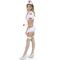 Average size White Spandex Adult Erotic Costumes Role Play Errotic Underwear