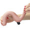 Real Skin Strap On Dong Wireless Remote Control Lovetoy Penis Dildo Vibrator
