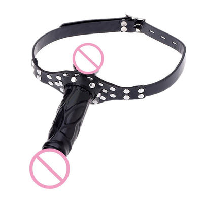 3.5cm Diameter Oral Harness Mouth Dildo Toys Mouth Fetish Slave Belt