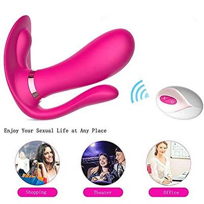 300G Wearable Butterfly Vibe /  Wireless Wearable Vibrator 1.25inch Diameter