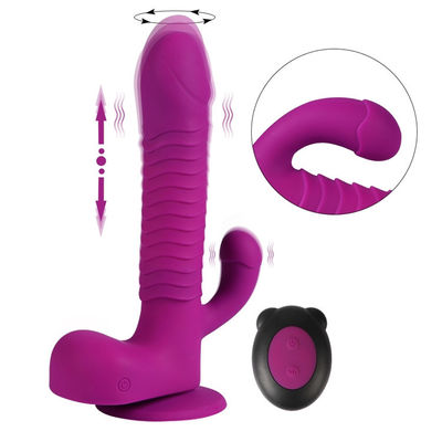 Wireless 360 Degree Rotating Telescopic Vibrating Dick Honey Sex Toys