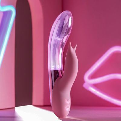 LED Lighted Healthy Silicone Rabbit Female Toy Bunny Rabbit Dildo