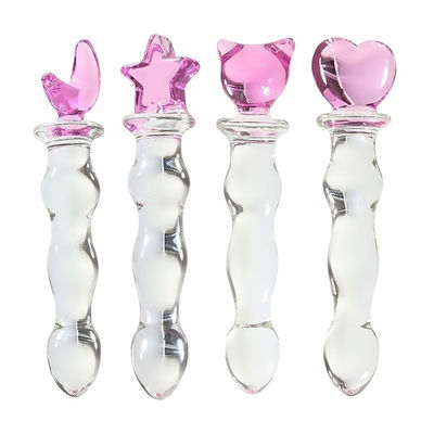 Gay Sex Products High grade Crystal Glass Dildo Anal Sex Toy 16.4cm