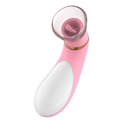 Washable Sucking Adult Sex Vibrators Tongue Licking Sex Toys For Couple