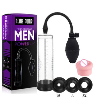 Enlarge Pump Penis Mens Sex Toys Trainer Cock Dick Male Massager Pump