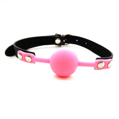 Silicone Oral Fetish Open Mouth Gag Ball Bondage Gear Slave Gag Ball For Women