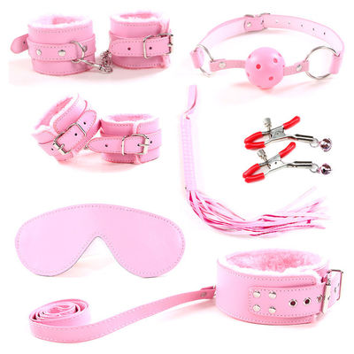 Faux Leather 7pcs/Set Sex Fetish Bondage