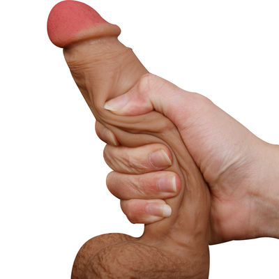 Dia4cm 21cm Length Super Big Suction Cup Dick / Realistic Penis Dildo