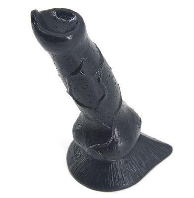 Attractive Head 18.2*4.1CM Big Wolf Dog Animal Dildo Anal Plug Sex Toy For Lesbian