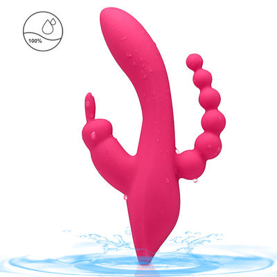 Silicone ABS 3 In 1 Rabbit Vibrator