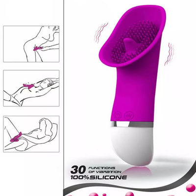 30 Mode Blowjob Flickering Tongue Vibrator / Oral Tongue Simulator Toy 100G