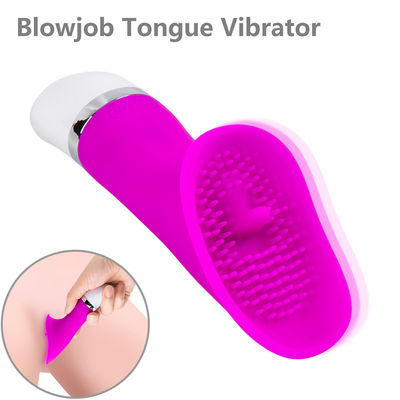 30 Mode Blowjob Flickering Tongue Vibrator / Oral Tongue Simulator Toy 100G