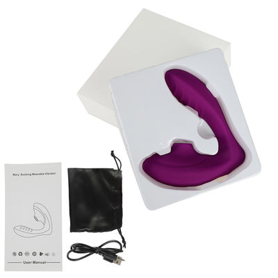 2 In 1 Rechargeable Clitoral Stimulator / Nipple Clitorial Suction Toy 190g