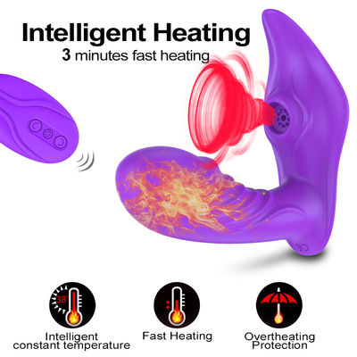 10 frequency Purple Remote Control Sucking Vibrator Women Sex Toys