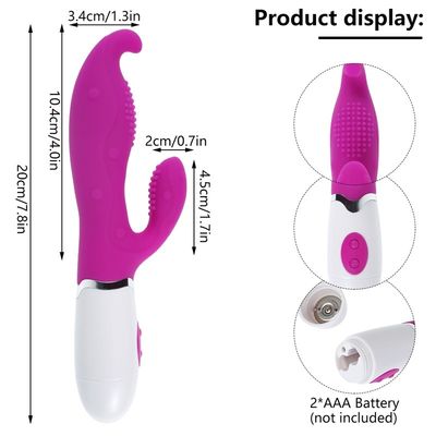 Rose Red 150g Tongue Licking Adult Sex Vibrators Rabbit Clitoral Stimulator