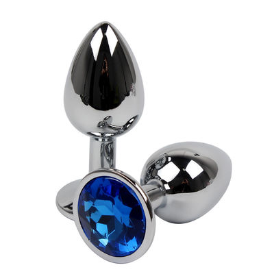 Removable 3 Size Stainless Steel Butt Plug Crystal Anal Plug 3Pcs/Set