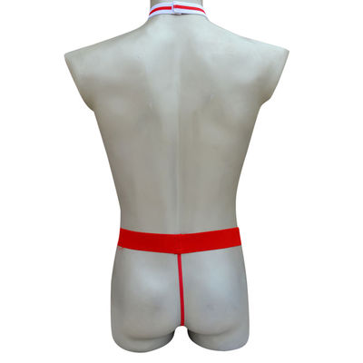 Polyester 60g Christmas Men Sexy Thong G String Bowknot Panties