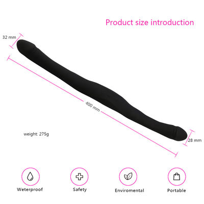 Life waterproof Dual Action slim double dong G Spot Vibrator