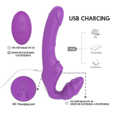 9 Speeds Strapless dildo Vibrator