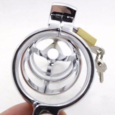 Lockable 40/45/50mm Small Metal Chastity Cage Mens Sex Toys