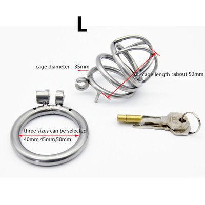 304 Stainless Steel Cock Chastity Cage Male Chastity Device 40mm/45mm/50mm