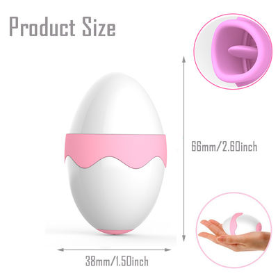 7 Speeds Nipple Sucking Oral Licking Blowjob Medical Silicone Egg Vibrator