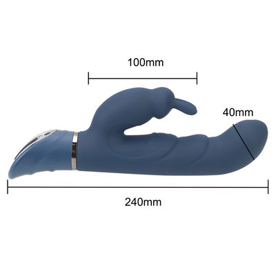 Skin friendly silicone 50dB Blue Rabbit Vibrator G Spot Dildo Honey Sex Toys