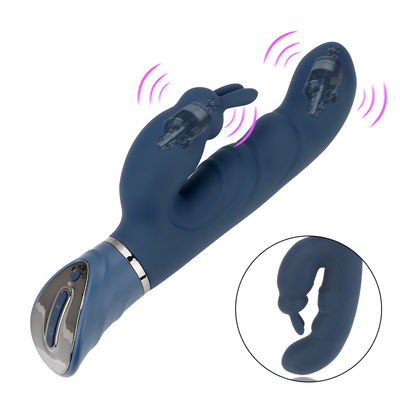 Skin friendly silicone 50dB Blue Rabbit Vibrator G Spot Dildo Honey Sex Toys