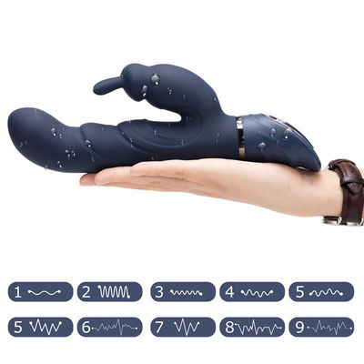 Skin friendly silicone 50dB Blue Rabbit Vibrator G Spot Dildo Honey Sex Toys