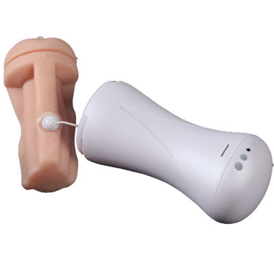 10 Vibrating Pattern 3D Realistic Male Masturbatory Toys Masturbation Cup