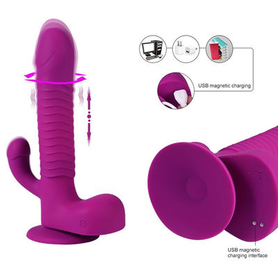 Wireless 360 Degree Rotating Telescopic Vibrating Dick Honey Sex Toys