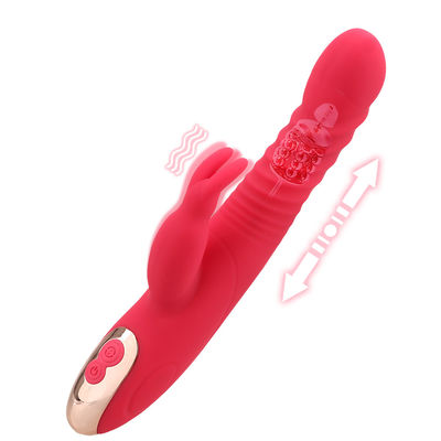 Telescopic Rabbit Clitoral Stimulator Tongue Licking Sex Toys