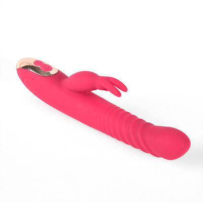 Telescopic Rabbit Clitoral Stimulator Tongue Licking Sex Toys