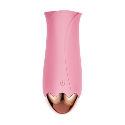 USB Charging Rose Pink Vibrating Egg Electric Licking Massager