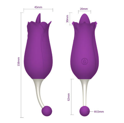 USB Charging 10Frequencies Flicking Tongue Sex Toy G Spot Stimulator