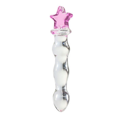 Gay Sex Products High grade Crystal Glass Dildo Anal Sex Toy 16.4cm