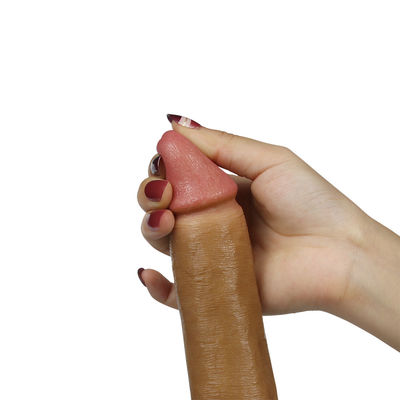 8 Inch Dildo Sex Toy Silicone Realistic Dick Dual Density Body Safe