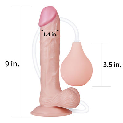 Lovetoy Dildo Sex Toy 9 Inch Squirting Ejaculating Realistic With Suction Cup